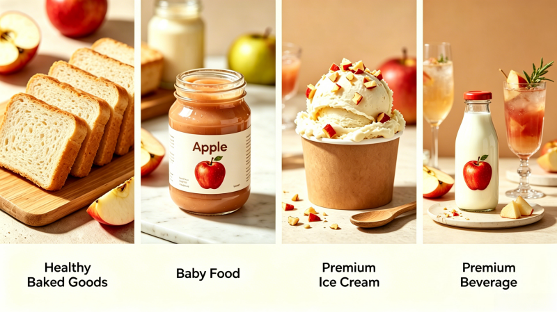 Applications Of Organic Apple Fruit Concentrate