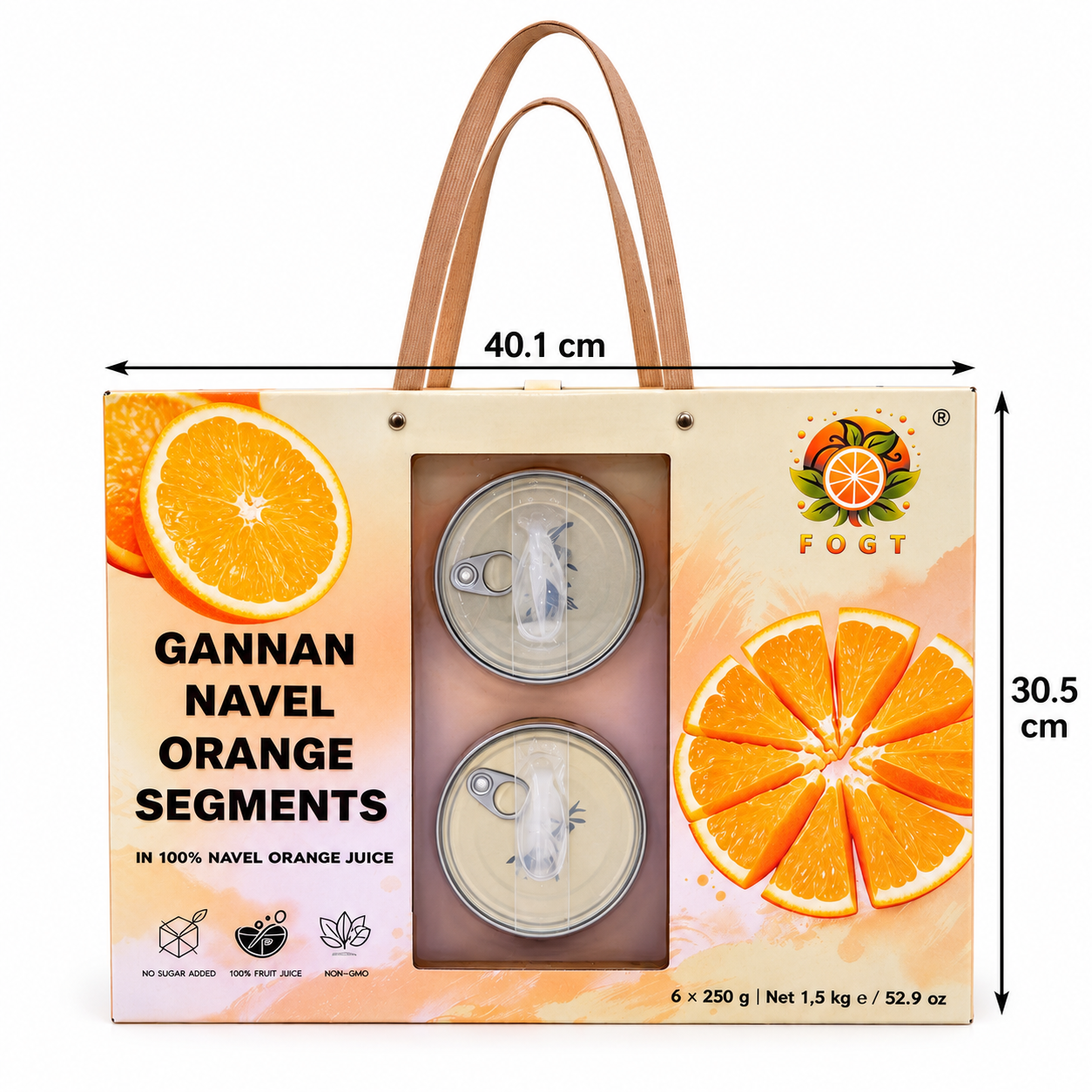 Orange Fruit Cans 