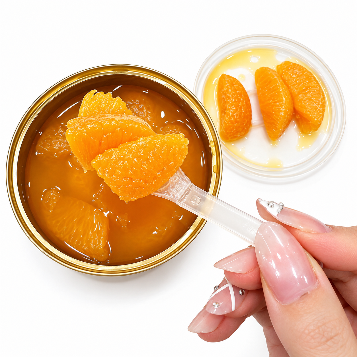 Orange Fruit Cans 
